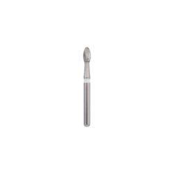 H379-018UF-FG Твердосплавный финир NTI, форма олива, белое кольцо, ультра-мелкое