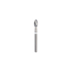 H379-023UF-FG Твердосплавный финир NTI, форма олива, белое кольцо, ультра-мелкое