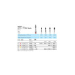 H379-014-FG Твердосплавный финир NTI, форма олива, красное кольцо, стандарт