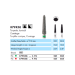 879KSE-021F-FG Бор алмазный NTI, форма торпеда, коническая, мелкое зерно