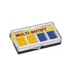 Штифты беззольные лабораторные желтые и синие (2 х 40 шт), MULTI-SHTIFT