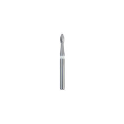 H379-014UF-FG Твердосплавный финир NTI, форма олива, белое кольцо, ультра-мелкое