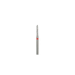 H282-010-FG Твердосплавный финир NTI, форма торпеда, красное кольцо, стандарт