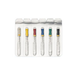 H-Files №15-40, 25 мм, Pro-Endo, расширитель канала, нержавеющая сталь, нестерильные (6 шт)