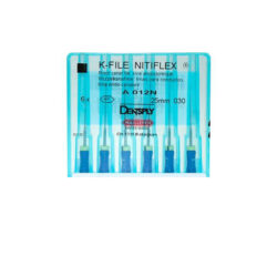 K-file Nitiflex №30, 25 мм, Dentply, никель-титан, ручной, для препарирования канала (6 шт)