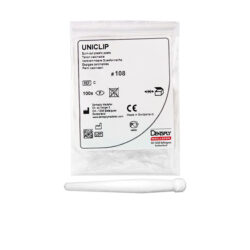 Штифты беззольные Uniclip 0,8 мм 108 белые (100 шт)