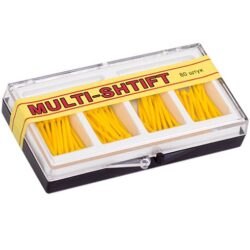 Штифты беззольные лабораторные желтые (80 шт), MULTI-SHTIFT