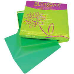 Резиновые завесы Blossom зеленые M (152 х 152 мм) - листы латексные для раббердам (36 шт)