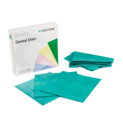 Резиновые завесы Hygenic Dental Dams зеленые, тонкие (152 х 152 мм) - листы латексные, (36 шт)