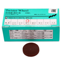 Диск полировочный Twister Wheel M1 - для промежуточной обработки сплавов, темно-коричневый