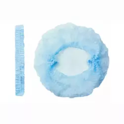 Шапочки - "Шарлотта" медицинские, голубой 17гм2, 23 (100 шт.)