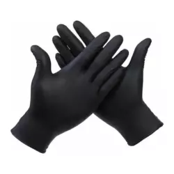 Перчатки Connect ULTRA M, нитриловые, неопудренные, нестерильные, Черные (100 шт)