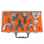 Ложки слепочные Puwa S-M-L, металлические, перфорированные, разборные (6 шт)